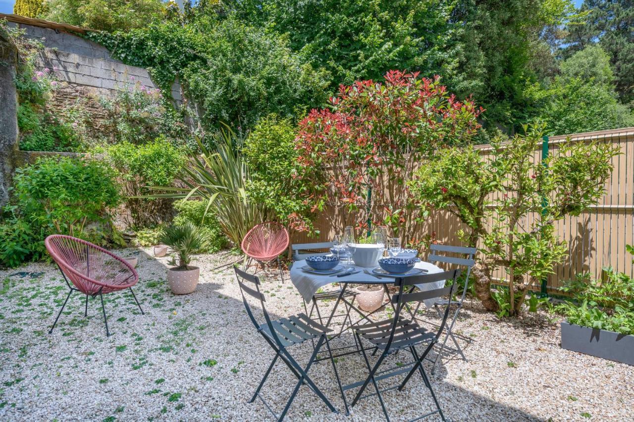 Rez-de-jardin cosy pour 3 personnes face a la plage de la Noeveillard Pornic Extérieur photo